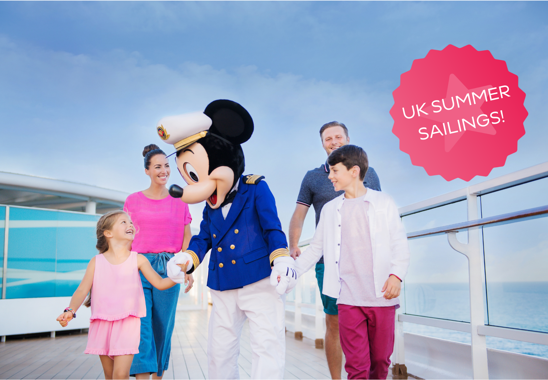 MagicBreaks Set sail from Southampton onboard the Disney Wish! carousel banner